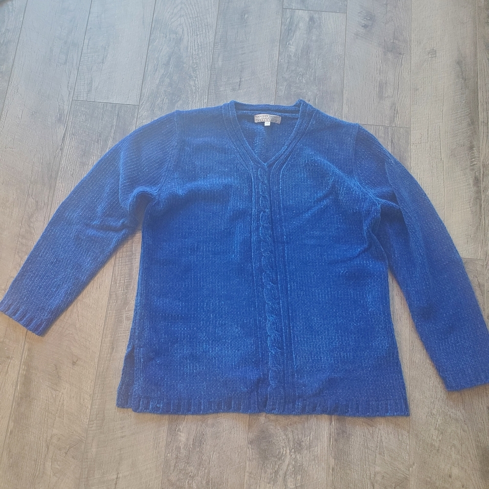 Blue Carolyn Taylor Sweater